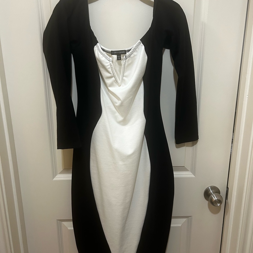 Curvy dress body con